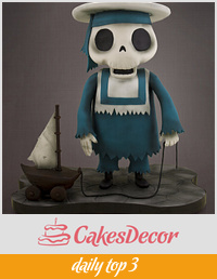 Skeleton Boy from Corpse Bride - Cakenweenie Project