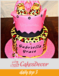 Leopard and Pink Fashionista Baby shower