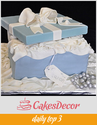 Tiffany & Co style cake 