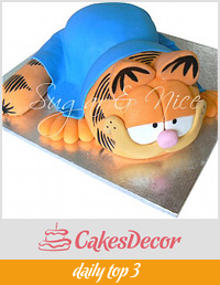 3D Garfield Cake