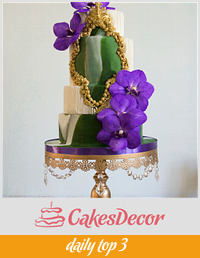 Vanda Orchids cake