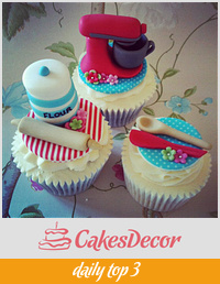 KitchenAid Baking Theme Cupcakes