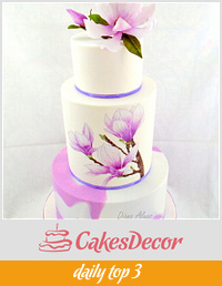 Wedding cake - Magnolii