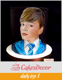 Joshua portrait. Cake 