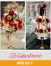 Viktor&Rolf fashion inspired cake