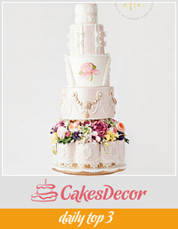 Marie Antoinette Inspired Fashion Cake