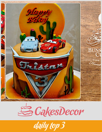 Tristan's Cars Cake
