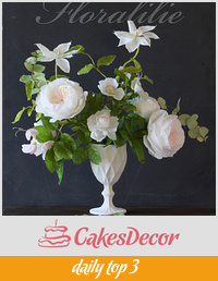 Wafer Paper Rose Bouquet