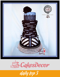 Mary's Dress - A Sweet Farewell to Downton Abbey Collaboration Cake