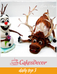 Olaf and Sven by Frozen 