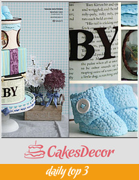 Beatrix Potter babyshower cake featured in Cake Central Magazine june 2013