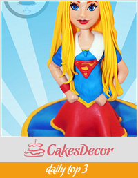 Heroes & Villians - Cake Collaboration 2016 Supergirl 