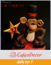 monkey cupcake