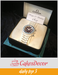 Omega Seamaster Watch Cake 