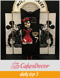 Minnie A Girls Night Out - Disney Deviant Sugar Art Collaboration