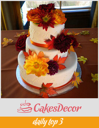 Fall Wedding cake