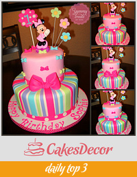 Minnie Bows Themed Cake!