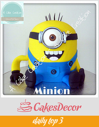 Minion 3D Cake 