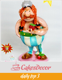 Isomalt Obelix "Cake Con Collaboration"