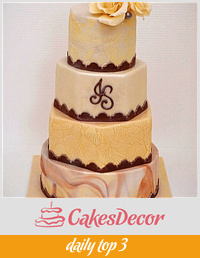 Wedding in beige and brown