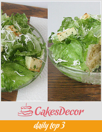 Caesar Salad Cake! (No real lettuce) :)