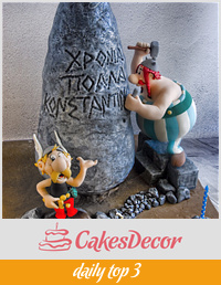 Asterix and Obelix cake