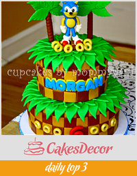 Sonic the Hedgehog Birthday cake