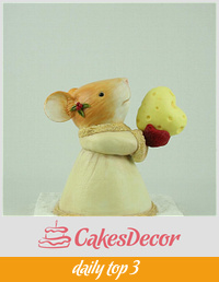 3D Christmas Mouse Cake