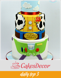 Disney / Pixar Inspired Toy Story Birthday Cake
