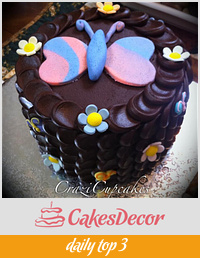 Butterfly Petal Cake