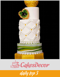 Earthy Modern Wedding Cake