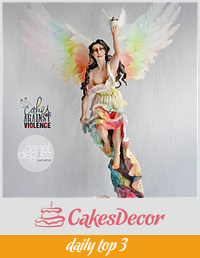 "Liberty Raising Peace" for Cakes Against Violence Collaboration