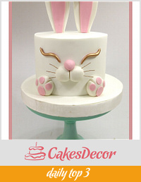 Bunny cake! Happy easter!