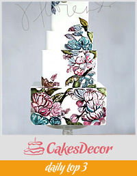 Floral Cake Painting x Jackie Florendo