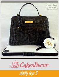 Hermès Kelly bag cake