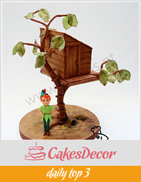 Peter Pan's Tree house Cake