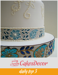 Embroidered Cake