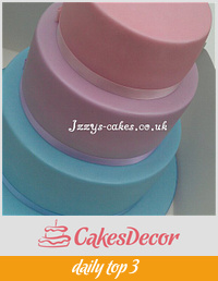 Very simple wedding cake