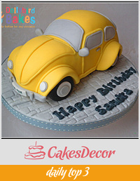 VW Beetle Cake