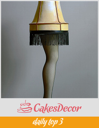 Leg Lamp Cake 