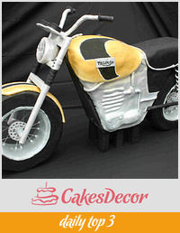 Motorbike Cake