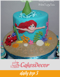 Under The Sea With Ariel - Cake & Cupcake Tower