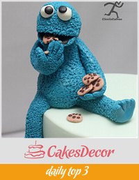 C is for Cookie with Cookie Monster Tutorial