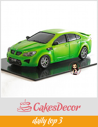 Holden HSV car cake 