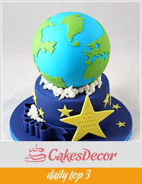 Planet Earth Cake