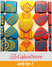 Colorful Wedding Cookies