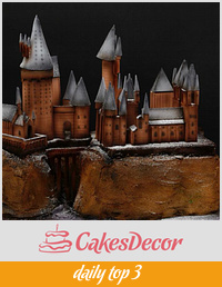 Hogwarts castle cake