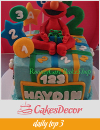 Elmo's 2nd Birthday cake