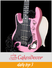 Guitar cake 