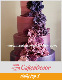Purple Ombre cake